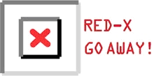 red X icon